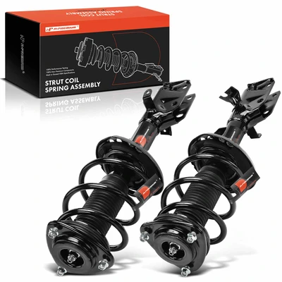 2 Pcs Front Complete Strut & Coil Spring Assembly