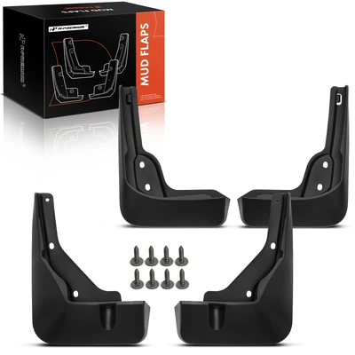 4 Pcs Front & Rear Mud Flaps Splash Guards Fender