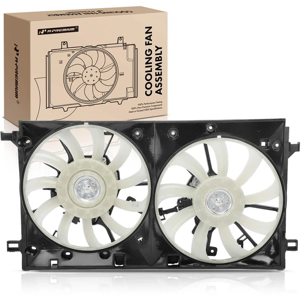 Dual Radiator Fan Assembly with Brushless Motor for Lexus UX250h 2019-2023 L4 2.0L