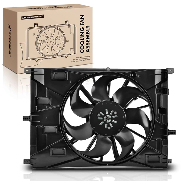 Single Radiator Cooling Fan with Brushless Motor for Chevrolet Trailblazer