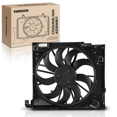 Single Radiator Fan Assembly with Brushless Motor