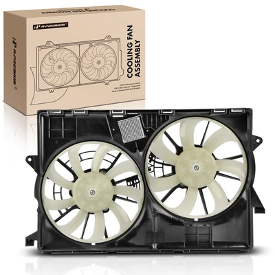 Dual Radiator Cooling Fan Assembly with Control Module