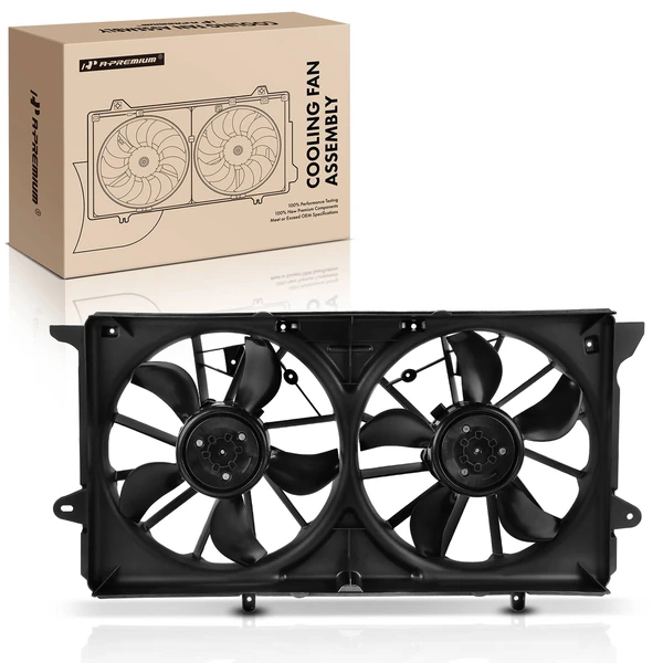 Dual Radiator & Condenser Assembly with Brushless Motor for 2015-2020 GMC Yukon