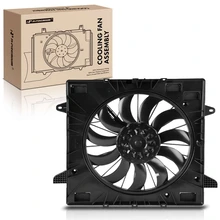 Single Radiator Fan Assembly with Brushless Motor