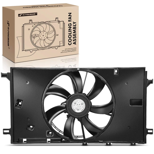 Single Cooling Fan Assembly with Brushless Motor for 2019-2022 Lexus UX200