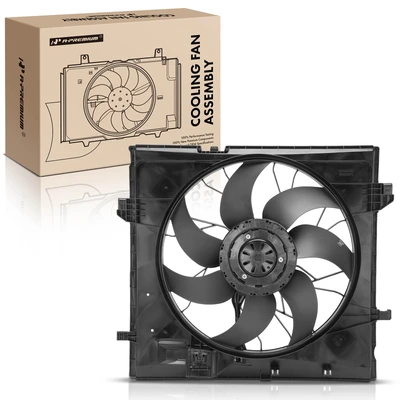 Single Cooling Fan Assembly with Brushless Motor