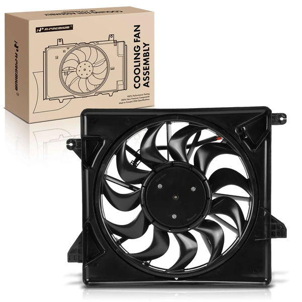 Single Radiator Cooling Fan Assyemble with Control Module for Kia Sportage 17-22