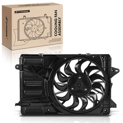 Single Radiator Fan Assembly with Brushless Motor