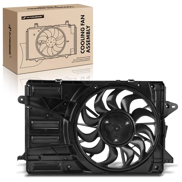 Single Radiator Fan Assembly with Brushless Motor for 2021-2022 Chevrolet Malibu