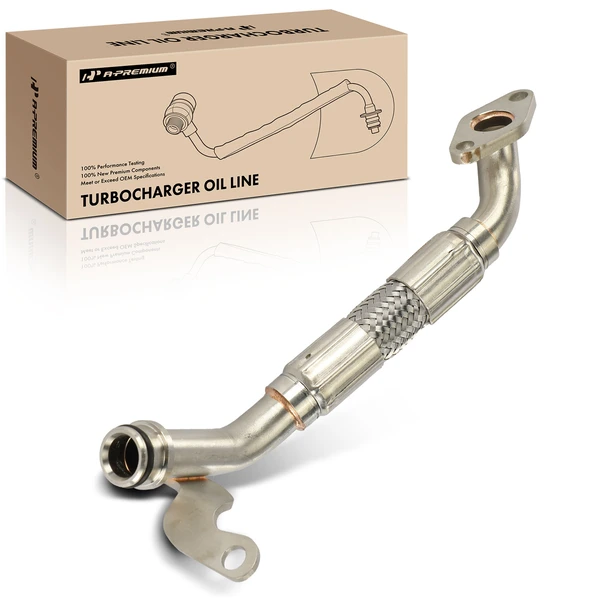 Front Turbocharger Oil Return Line for 2011-2013 BMW 335is