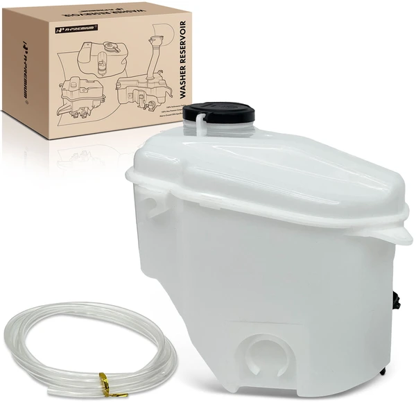 Front Windshield Washer Reservoir with Pump & Cap for Toyota Corolla Chevy Prizm