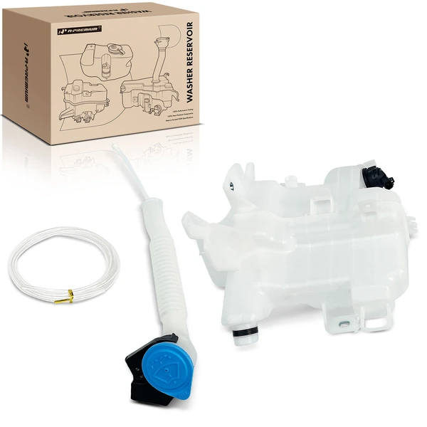 Windshield Washer Reservoir with Pump & Cap & Filler Neck for 2014-2021 Mazda 6