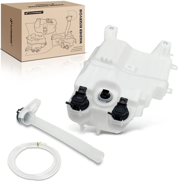 Windshield Washer Reservoir with Cap & Pump for 2010-2015 Lexus RX350