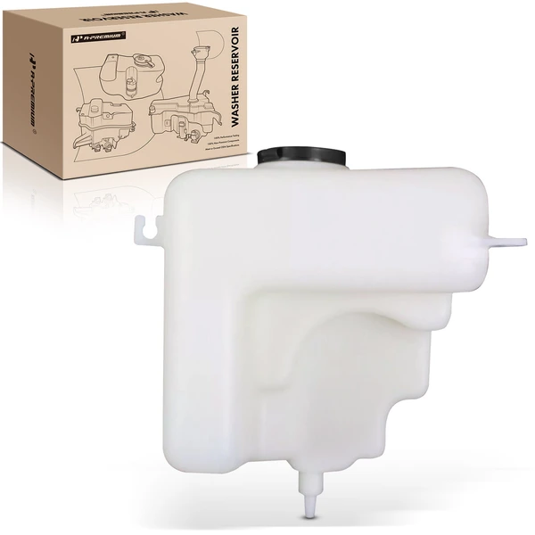 Windshield Washer Reservoir with Cap & Pump for 1992-1993 Toyota Camry