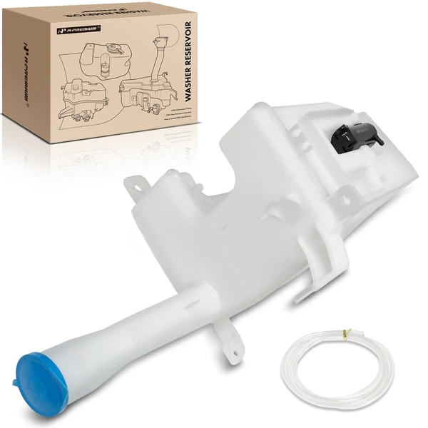 Windshield Washer Reservoir with Pump & Cap for 2002-2007 Mitsubishi Lancer