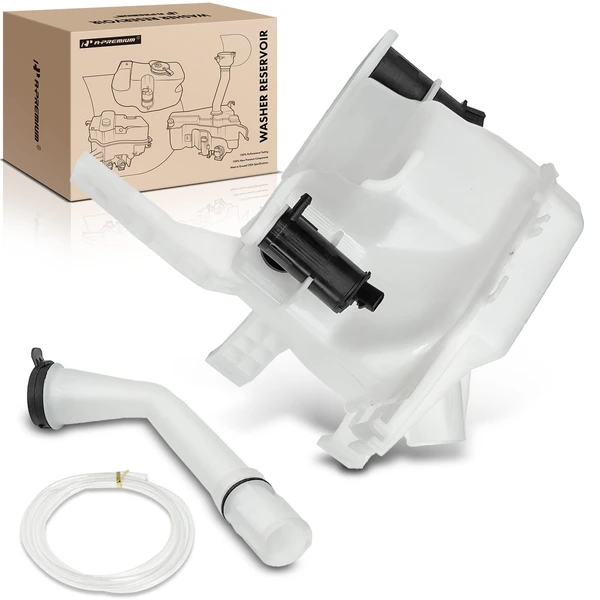 Windshield Washer Reservoir with Cap & Pump  for 2013-2018 Ram 3500