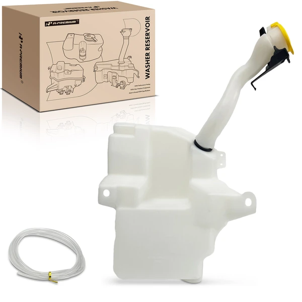 Windshield Washer Reservoir with Pump & Cap & Filler Neck for 2013-2018 Ford C-Max