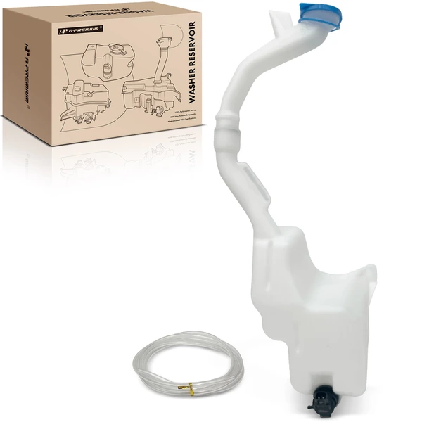 Windshield Washer Reservoir with Pump & Cap & Filler Neck for 2006-2011 Honda Civic
