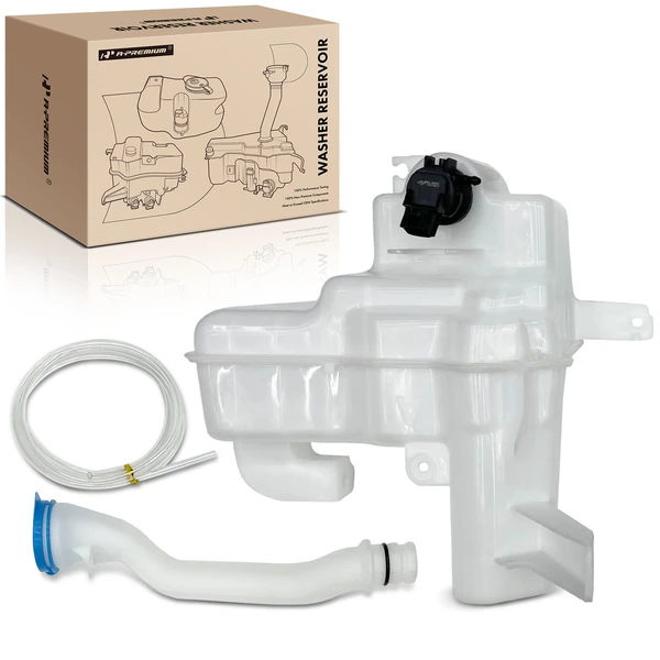 Windshield Washer Reservoir with Cap & Pump for 2012-2015 Honda Civic