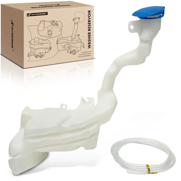 Windshield Washer Reservoir with Cap & Pump for Volkswagen Beetle 1998-2005