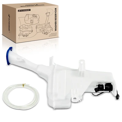 Windshield Washer Reservoir with Cap & Pump & Fluid Level Sensor