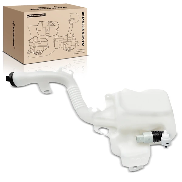 Windshield Washer Reservoir with Cap & Pump for 2010-2015 GMC Terrain