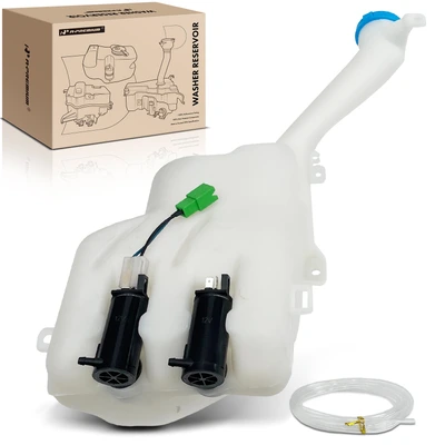 Windshield Washer Reservoir with Cap & Pump