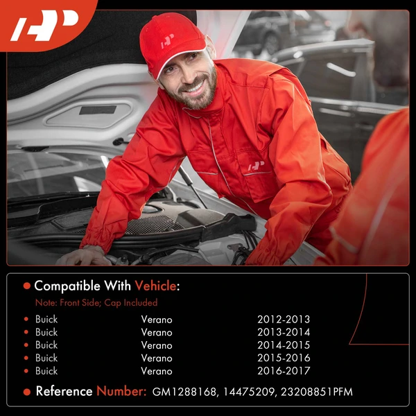 Windshield Washer Reservoir with Cap & Pump for Buick Verano 2012-2017 2-Pin