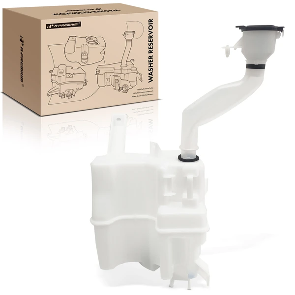 Windshield Washer Reservoir with Pump & Cap & Filler Neck for 2012-2015 Toyota Prius Plug-In