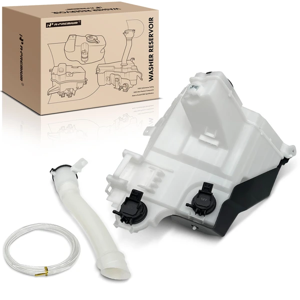 Windshield Washer Reservoir with Cap & Pump for 2010-2023 Toyota 4Runner
