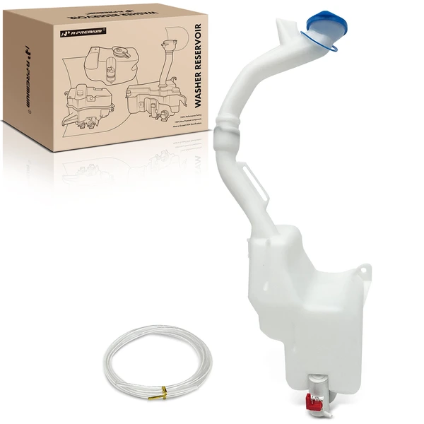 Windshield Washer Reservoir with Pump & Cap & Filler Neck for Honda Civic 2006-2011 Sedan