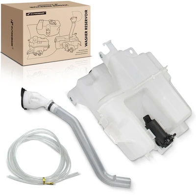 Windshield Washer Reservoir with Cap & Pump & Sensor