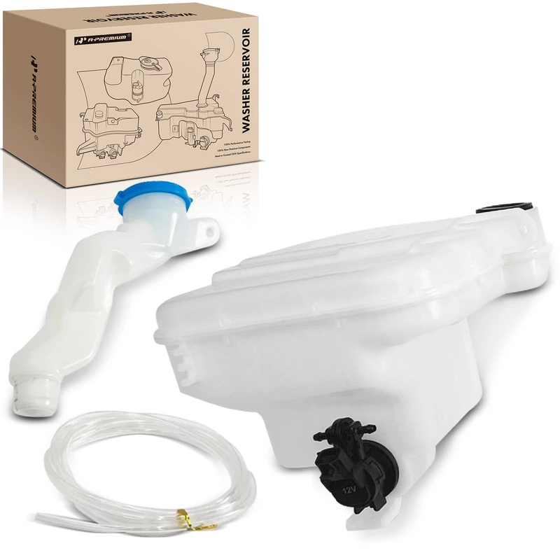 Windshield Washer Reservoir with Cap & Pump for Honda Fit 2015-2020